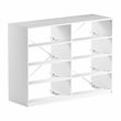 Pemberly Row Set of 2 5-Drawer & 8-Drawer Dressers in White