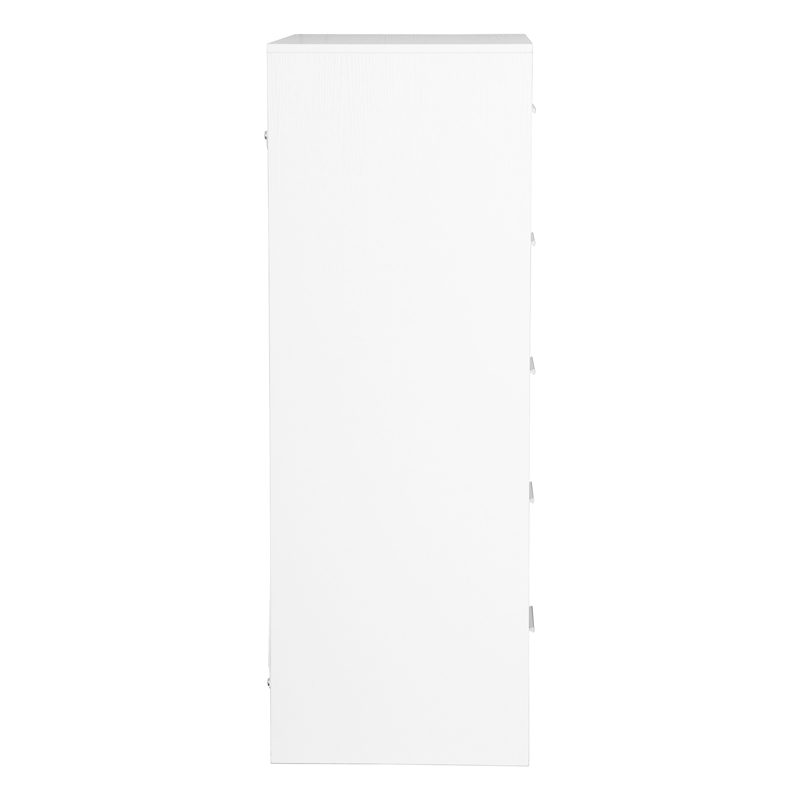 Pemberly Row Set of 2 5-Drawer & 6-Drawer Dressers in White