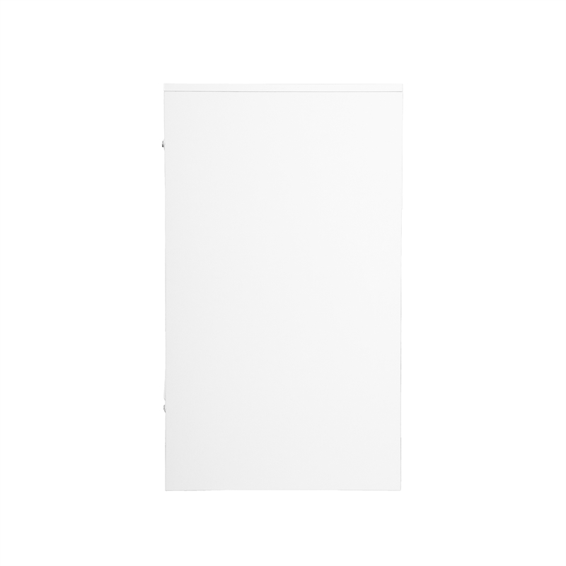 Pemberly Row Set of 2 5-Drawer & 6-Drawer Dressers in White
