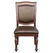 Pemberly Row Wood Dining Side & Arm Chairs in Brown Cherry (Set of 6)