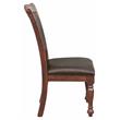 Pemberly Row Wood Dining Side & Arm Chairs in Brown Cherry (Set of 6)