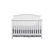 Pemberly Row Wood 4 In 1 Convertible Crib in Snow White Finish