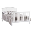 Pemberly Row Wood Full Bed Conversion Kit in Snow White Finish