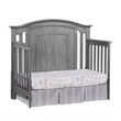 Pemberly Row Modern Wood 4 In 1 Convertible Crib in Graphite Gray
