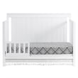 Pemberly Row Modern Wood Toddler Guard Rail in Snow White Finish