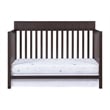 Pemberly Row Wood 4 In 1 Convertible Crib in Espresso Finish