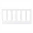 Pemberly Row Modern Wood Toddler Guard Rail in Snow White Finish