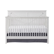 Pemberly Row Wood 4 In 1 Convertible Crib in Off White Finish
