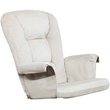 Pemberly Row Contemporary Glider Chair Cushions Set in Beige