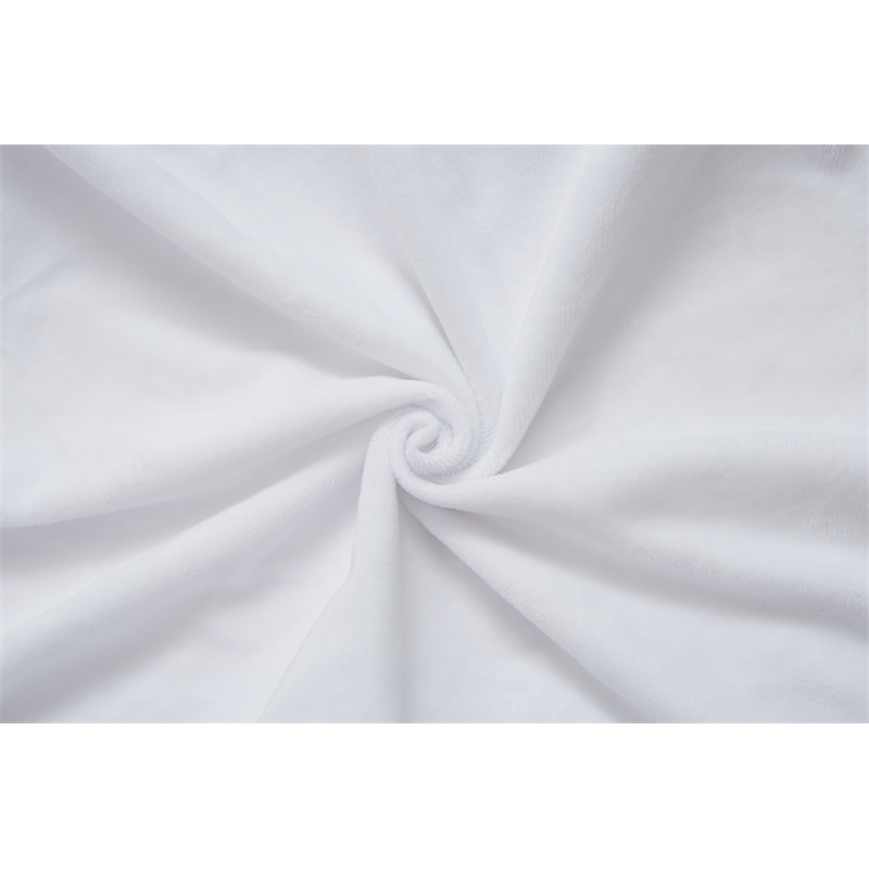 Pemberly Row Contemporary Fabric Contoured Changing Pad Cover in White