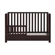 Pemberly Row Contemporary 4-in-1 Convertible Crib with Drawer Espresso