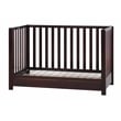 Pemberly Row Contemporary 4-in-1 Convertible Crib with Drawer Espresso