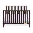 Pemberly Row Contemporary 4-in-1 Convertible Crib with Drawer Espresso