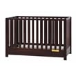 Pemberly Row Contemporary 4-in-1 Convertible Crib with Drawer Espresso