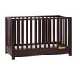 Pemberly Row Contemporary 4-in-1 Convertible Crib with Drawer Espresso