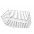 Pemberly Row Contemporary 4-in-1 Convertible Crib with Drawer White