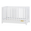 Pemberly Row Contemporary 4-in-1 Convertible Crib with Drawer White