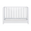 Pemberly Row Contemporary 4-in-1 Convertible Crib with Drawer White