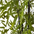 Pemberly Row Black Bamboo Tree x 9 with 1470 Leaves UV Resistant - Green/Black