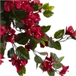 Pemberly Row Bougainvillea Hanging Basket UV Resistant in Red/Brown