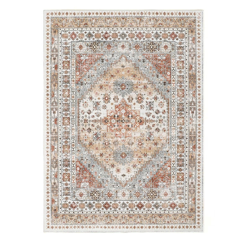 Pemberly Row Serapi Soft Washable Non Slip Area Rug (8' x 10')