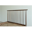 Pemberly Row Midcentury Queen Bed with Two nightstands - Black Walnut