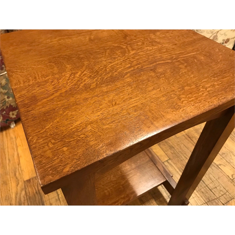 Pemberly Row Contemporary Mission End Table in Michael's Cherry
