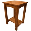 Pemberly Row Contemporary Mission End Table in Michael's Cherry