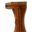 Pemberly Row Mission Solid Oak Mouse Detail End Table in Cherry