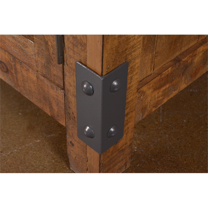 Pemberly Row Contemporary Solid Pine Wood  60