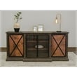 Pemberly Row Solid Wood & Copper Sideboard/Console in Multi-Color