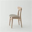 Pemberly Row Oak Wood and Fabric Seat Dining chair (Set of 8)