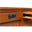Pemberly Row Mission Crofter Style Entry Cabinet in Michael's Cherry