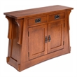 Pemberly Row Mission Crofter Style Entry Cabinet in Michael's Cherry