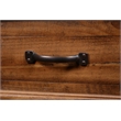 Pemberly Row Solid Pine Wood 2 Drawer Nightstand Brown (Set of 2)