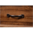 Pemberly Row Solid Pine Wood 2 Drawer Nightstand Brown (Set of 2)