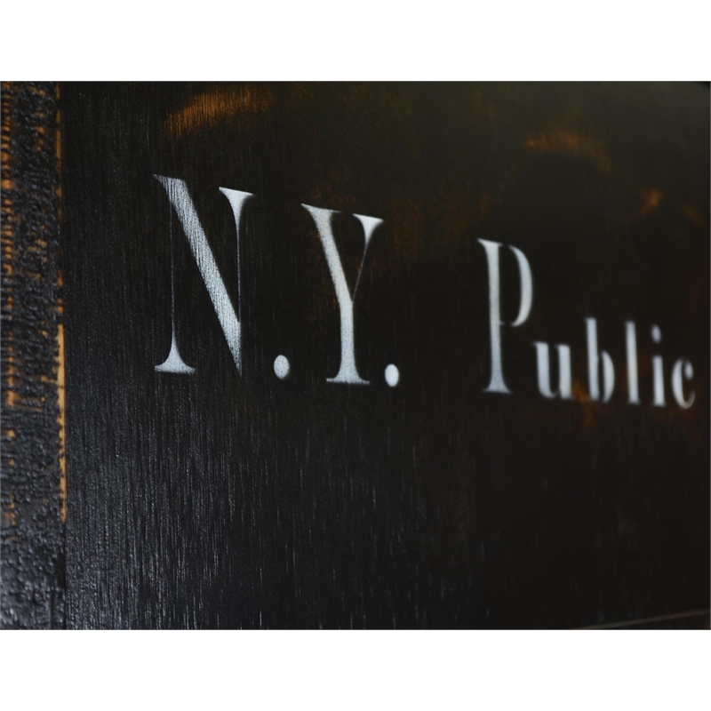 Pemberly Row Contemporary Bookcase with Hidden Compartment in Black