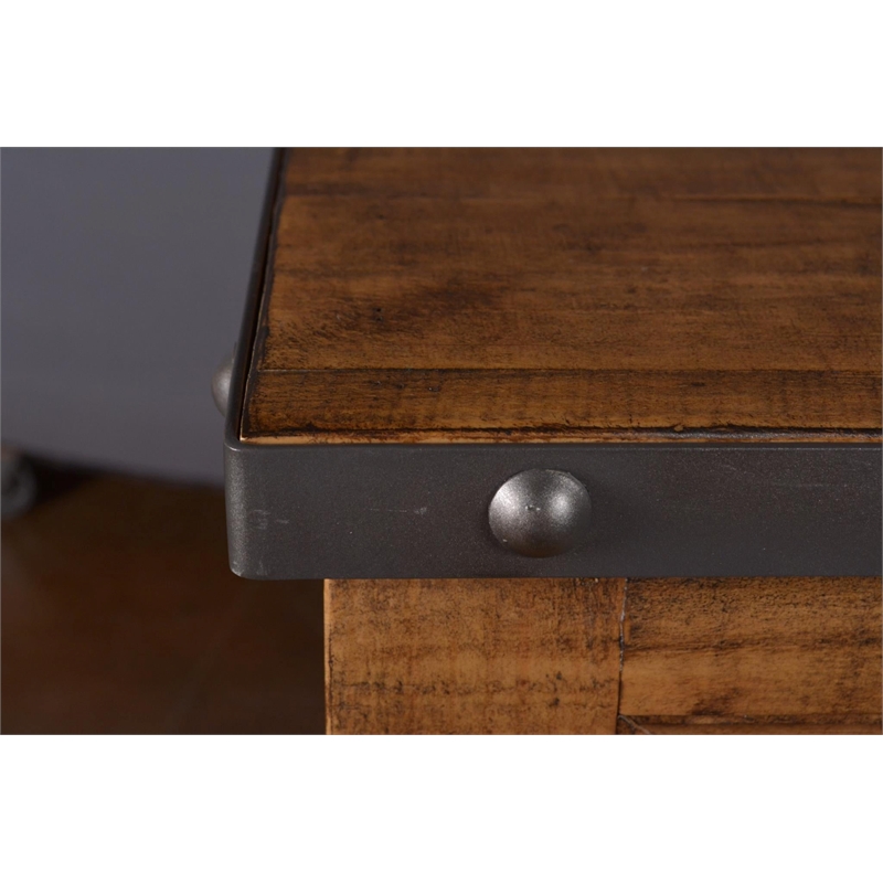 Pemberly Row Contemporary Solid Pine Wood 40