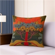 Pemberly Row Luxury Arts & Crafts Sofa Cushion Cover Only in Multi Color