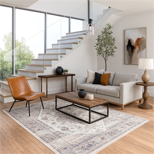 Pemberly Row Serapi Soft Washable Non Slip Area Rug (3' x 5')