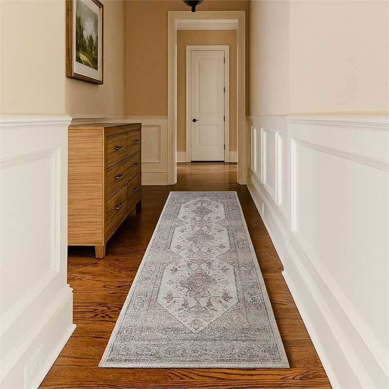 Pemberly Row Serapi Soft Washable Non Slip Area Rug (2'7