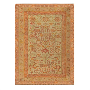 Pemberly Row Ushak Soft Washable Non Slip Area Rug (5.7' x 7.8')