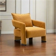 Pemberly Row Mid-Century Modern Livingroom Armchair in Yellow
