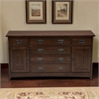 Pemberly Row Contemporary Mission 6-Drawer 62
