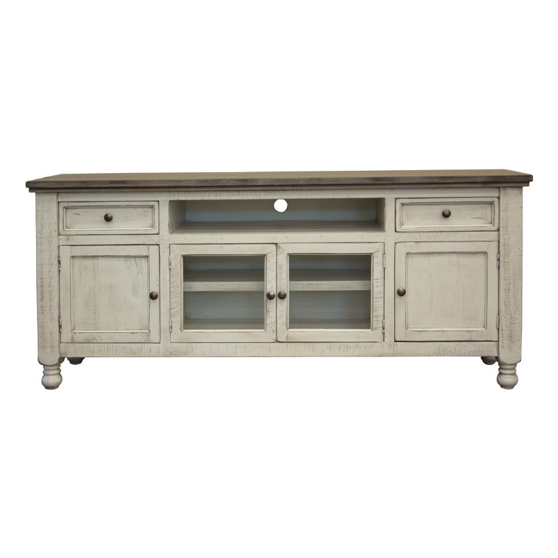 Pemberly Row Contemporary Solid Pine Wood 80