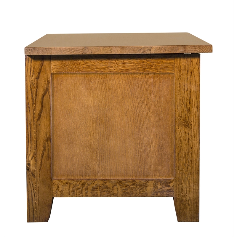 Pemberly Row Contemporary Mission Solid Oak Trunk - Michael's Cherry