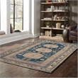 Pemberly Row Ushak Soft Washable Non Slip Area Rug (5.7' x 7.8')