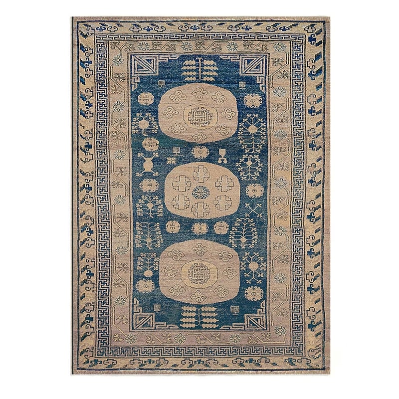 Pemberly Row Ushak Soft Washable Non Slip Area Rug (5.7' x 7.8')