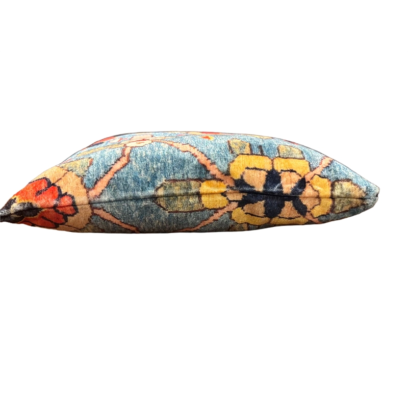 Pemberly Row Luxurious Accent 2 Cushion Covers + Inserts in Multi Color