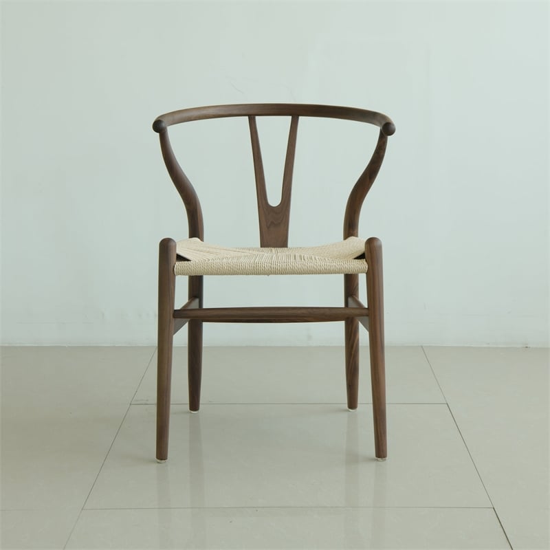 Pemberly Row Set of 2 Mid-Century Dining Chairs - Black Walnut